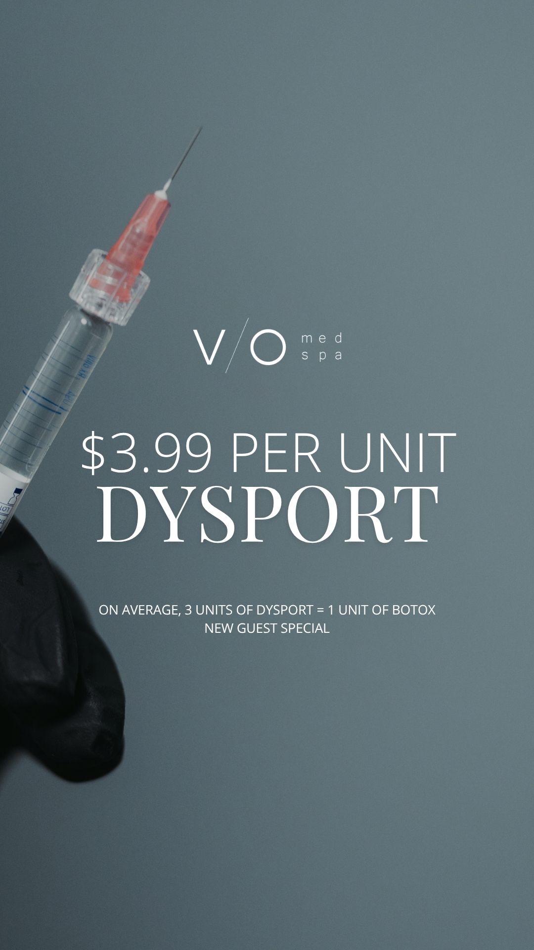 VIO Med Spa Huntersville Facebook ad: Refined for $3.99/Unit