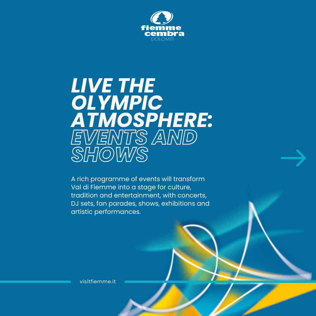 Val di Fiemme Facebook ad: During the Olympics, Val di Fiemme comes alive…