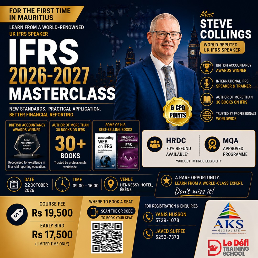 Defimedia.info Facebook ad: Steve Collings Live in Mauritius, Business Coaching &…