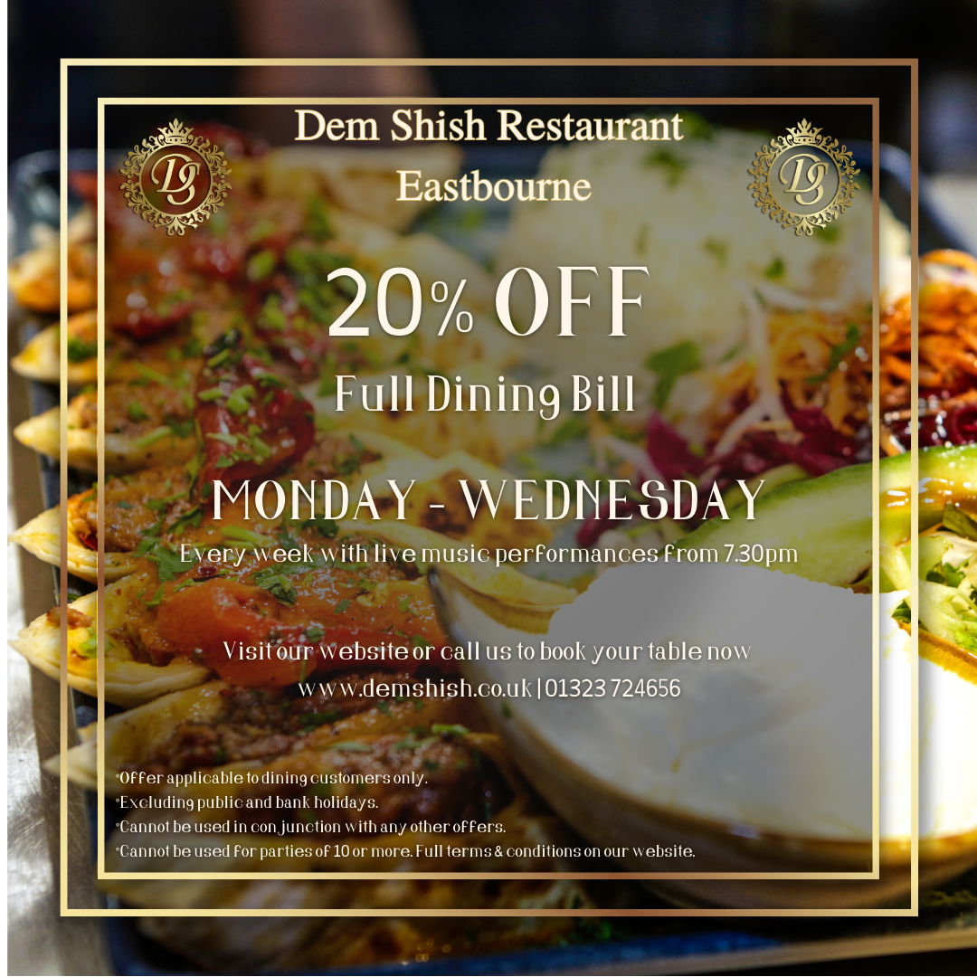 Dem Shish Restaurant & Cocktail Bar Facebook ad: Discover elegant Turkish dining in the heart of…