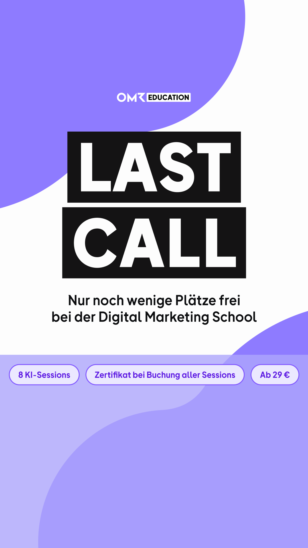 OMR Facebook ad: Dein KI-Onboarding beginnt hier.