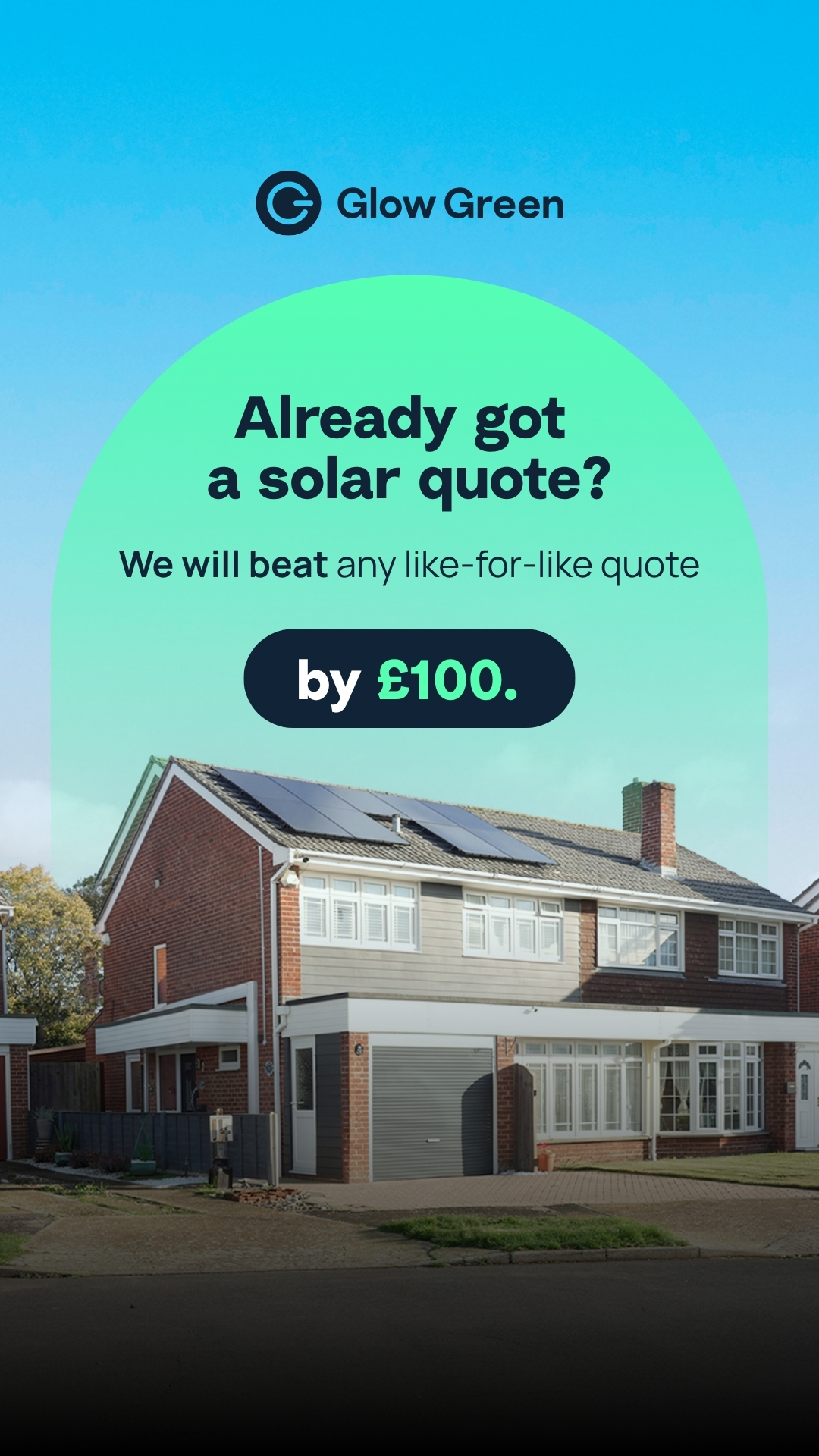 Glow Green Facebook ad