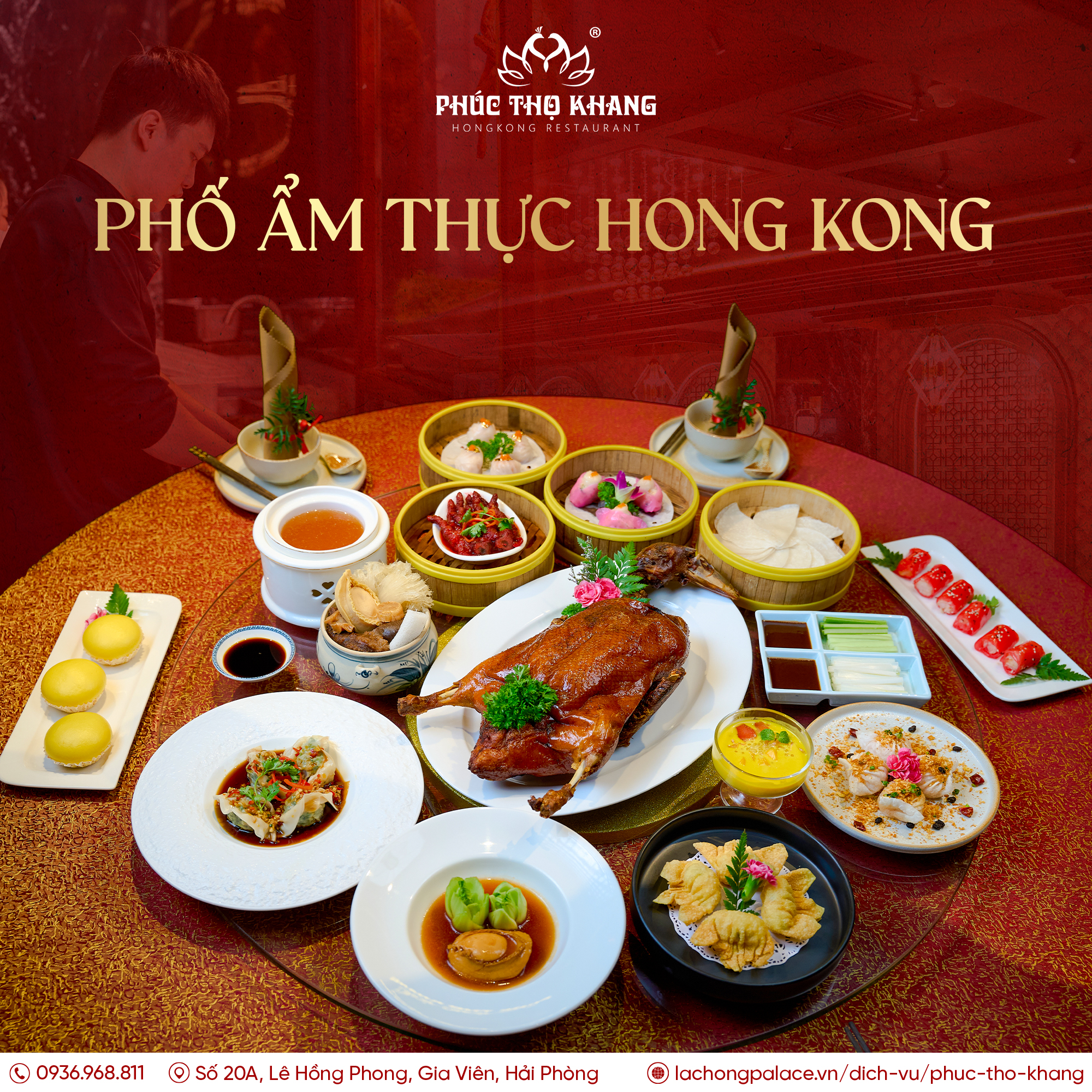 Nhà hàng Phúc Thọ Khang Facebook ad: 𝐆𝐈𝐀̉𝐌 𝟏𝟎% 𝐂𝐇𝐎 𝐌𝐄𝐍𝐔 𝐕𝐈𝐏