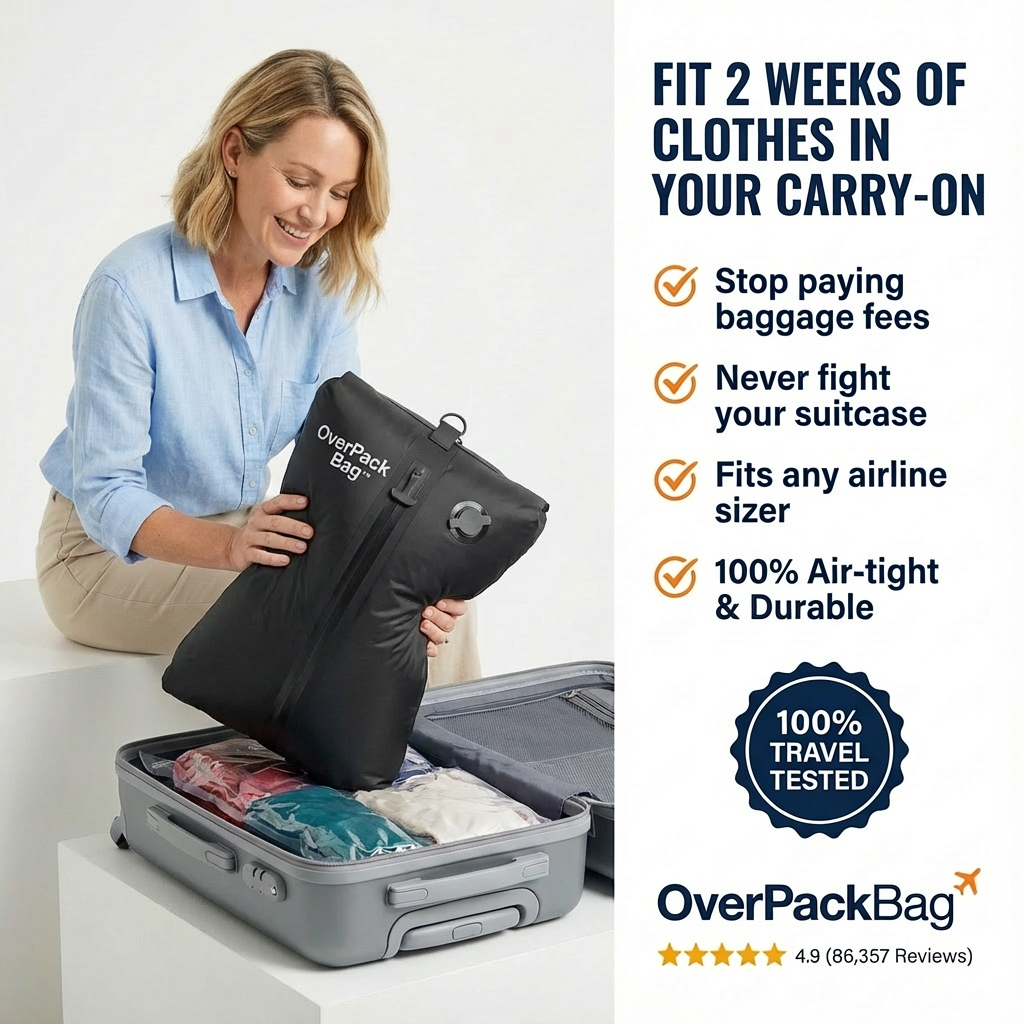 OverpackBag Facebook ad