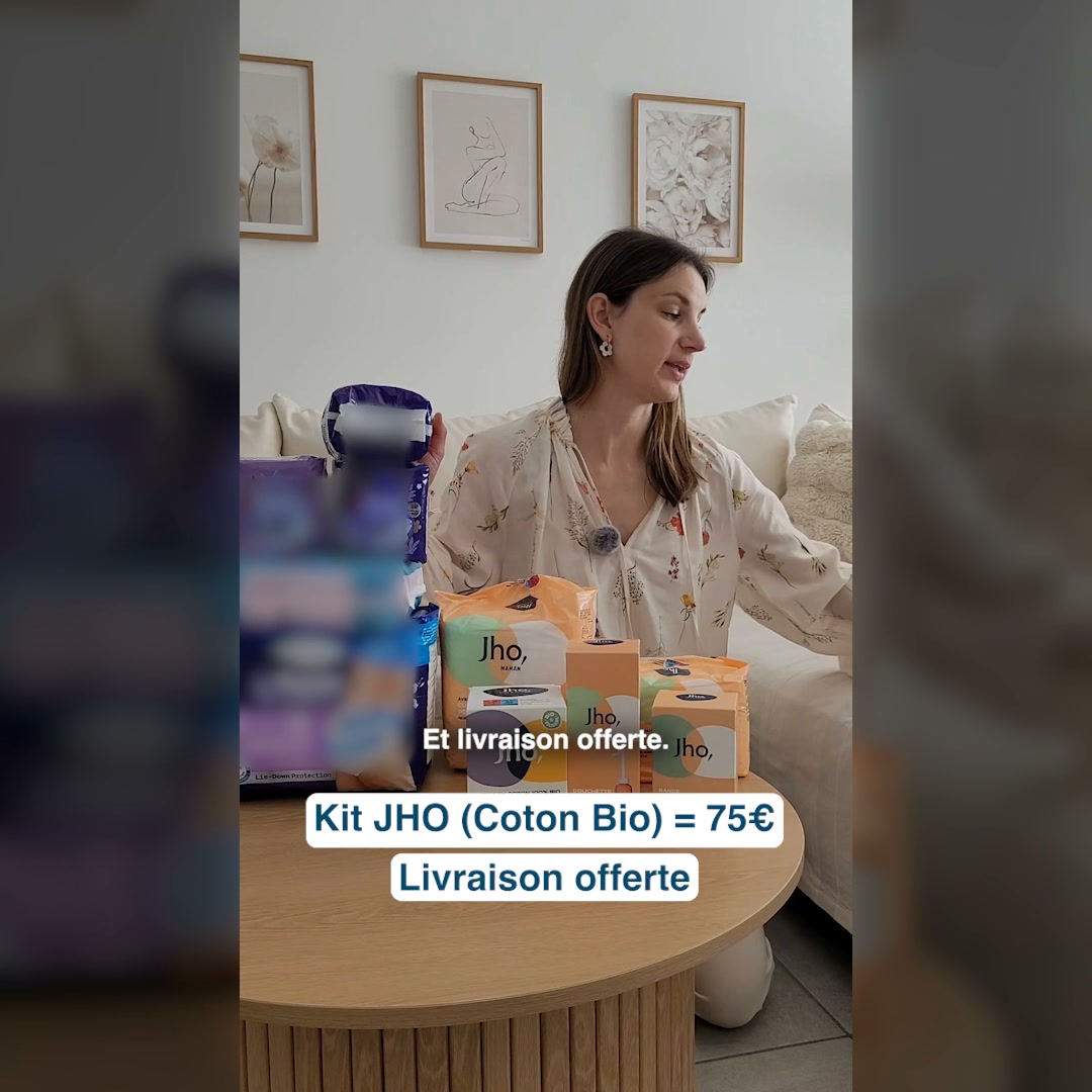 JHO. Facebook ad: Box maternité Jho