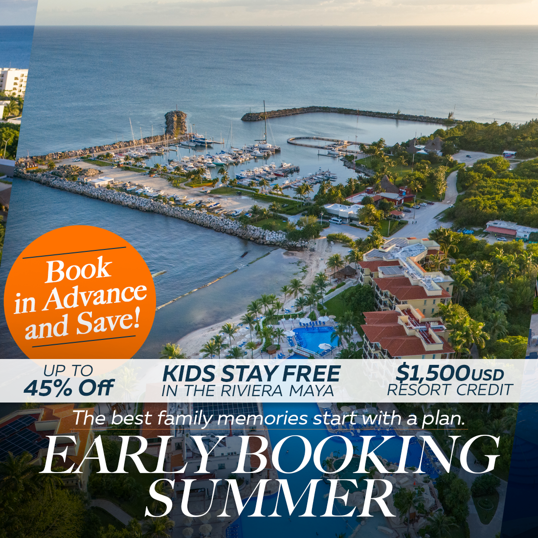 El Cid Resorts Facebook ad: Plan your Summer in the Riviera Maya and…