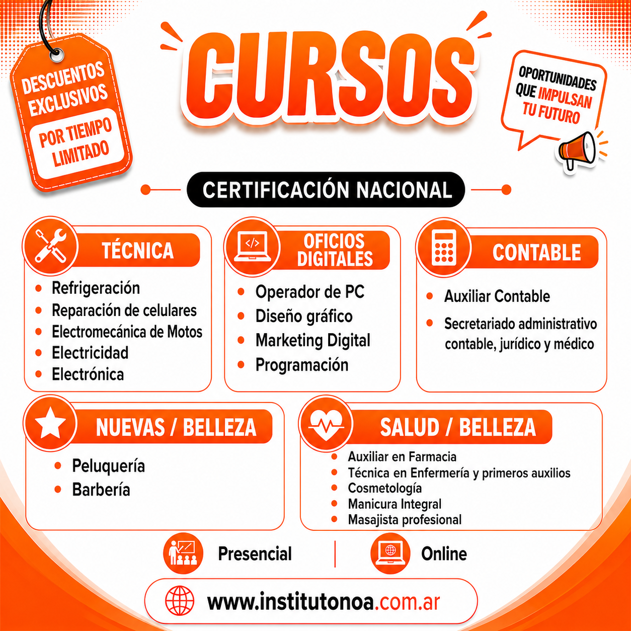 Noa Santiago Facebook ad: Chatea con nosotros