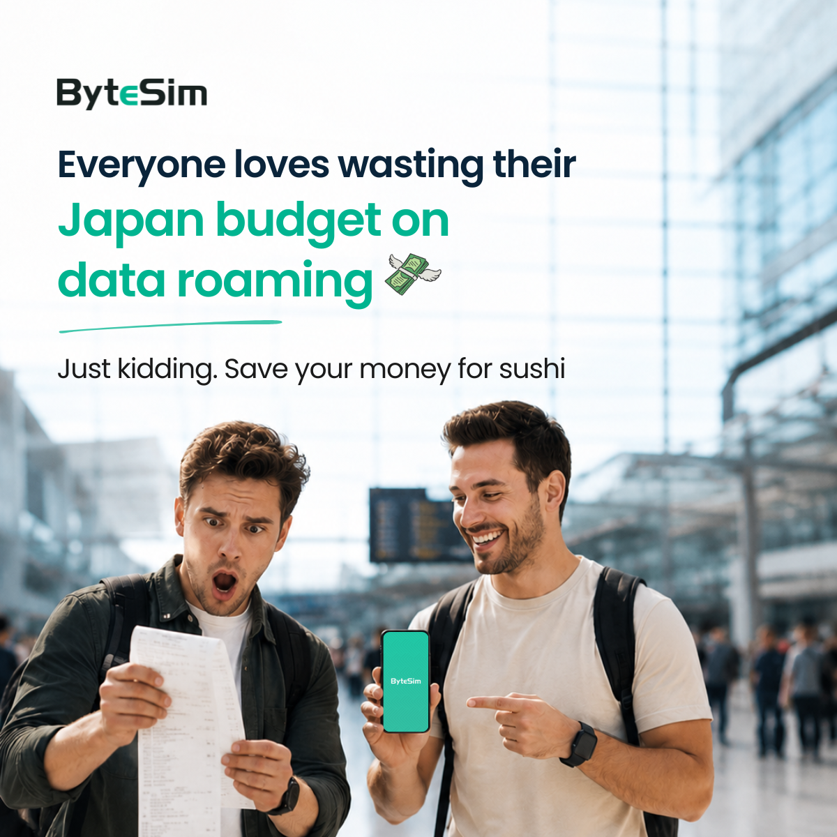 ByteSim Facebook ad