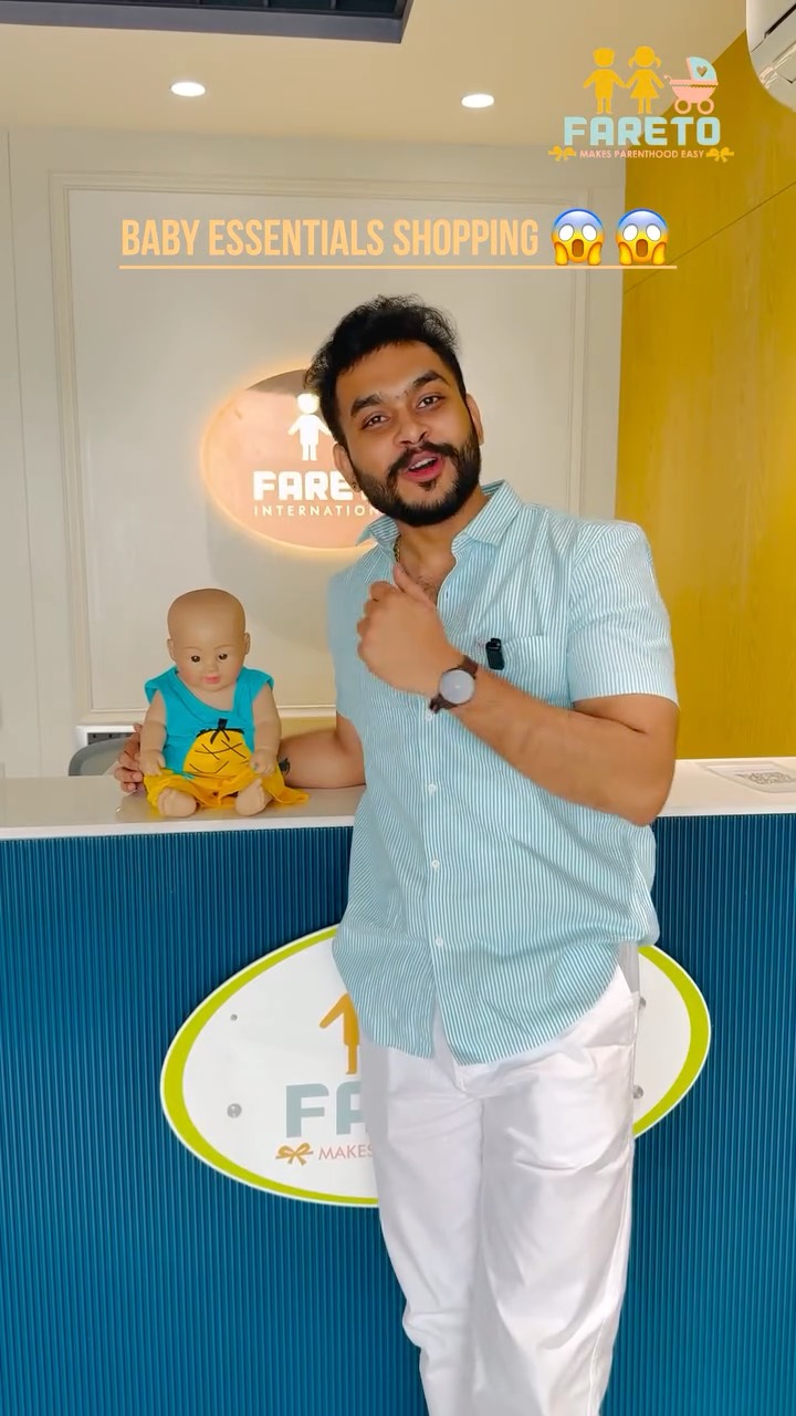 Fareto International Facebook ad: Drop BABY for baby essentials link in comment…