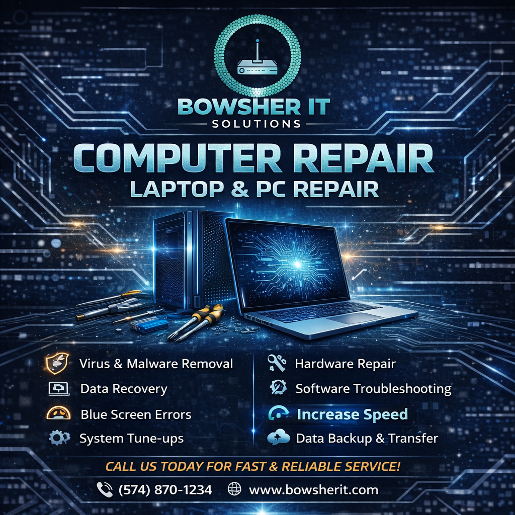 Bowsher It Solutions LLC Facebook ad