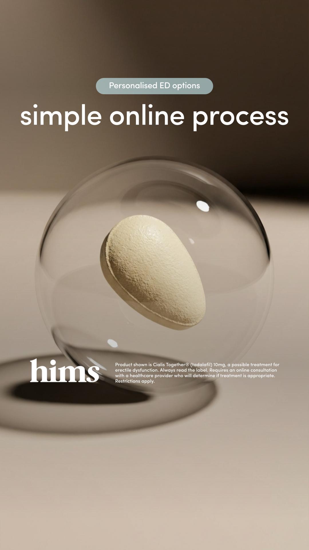hims Facebook ad
