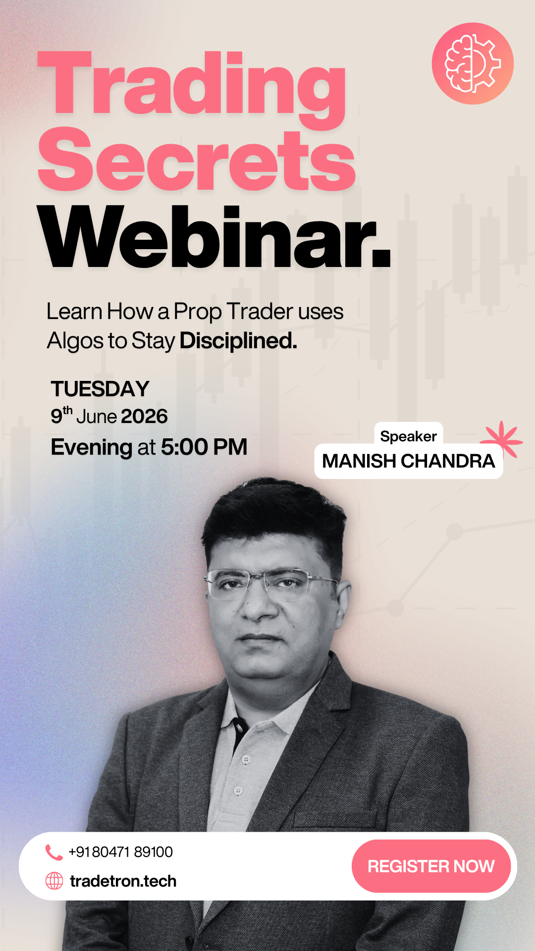 Tradetron Facebook ad from May 19, 2026