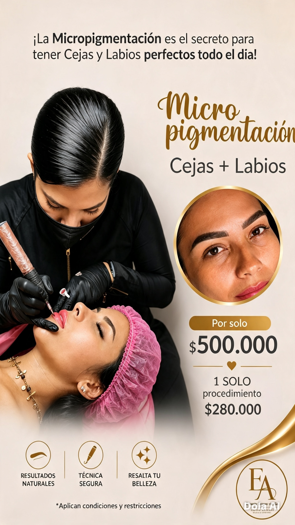 Dermoestetik unicentro Facebook ad from Aug 11, 2026