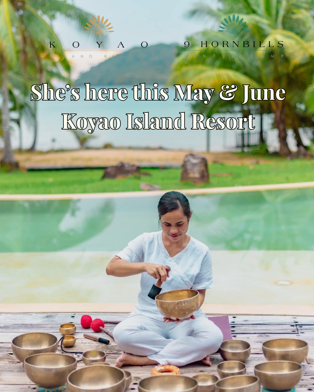 Koyao Island Resort Facebook ad: Experience a dedicated wellness journey this May and…