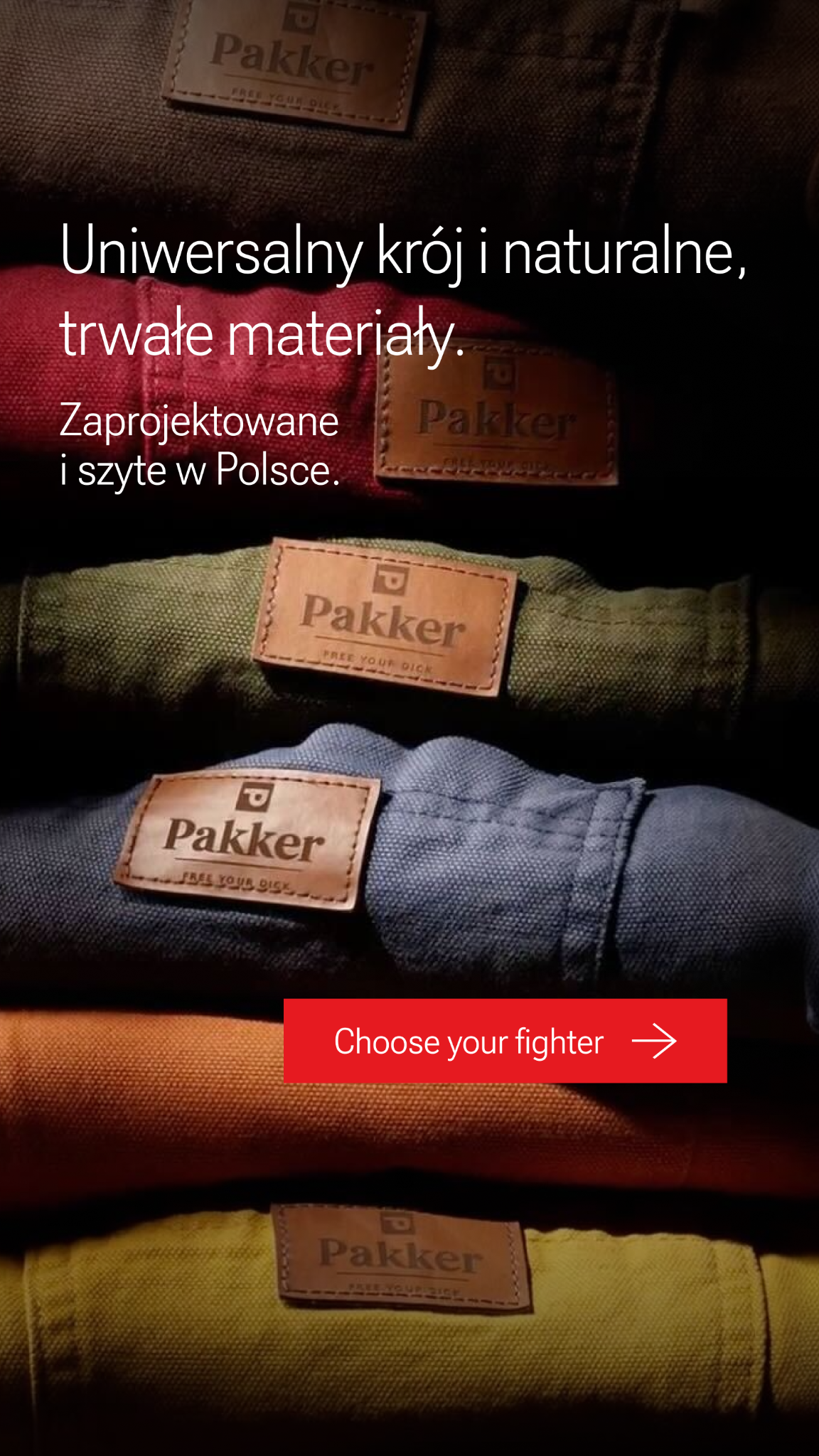 Pakker Trousers Facebook ad