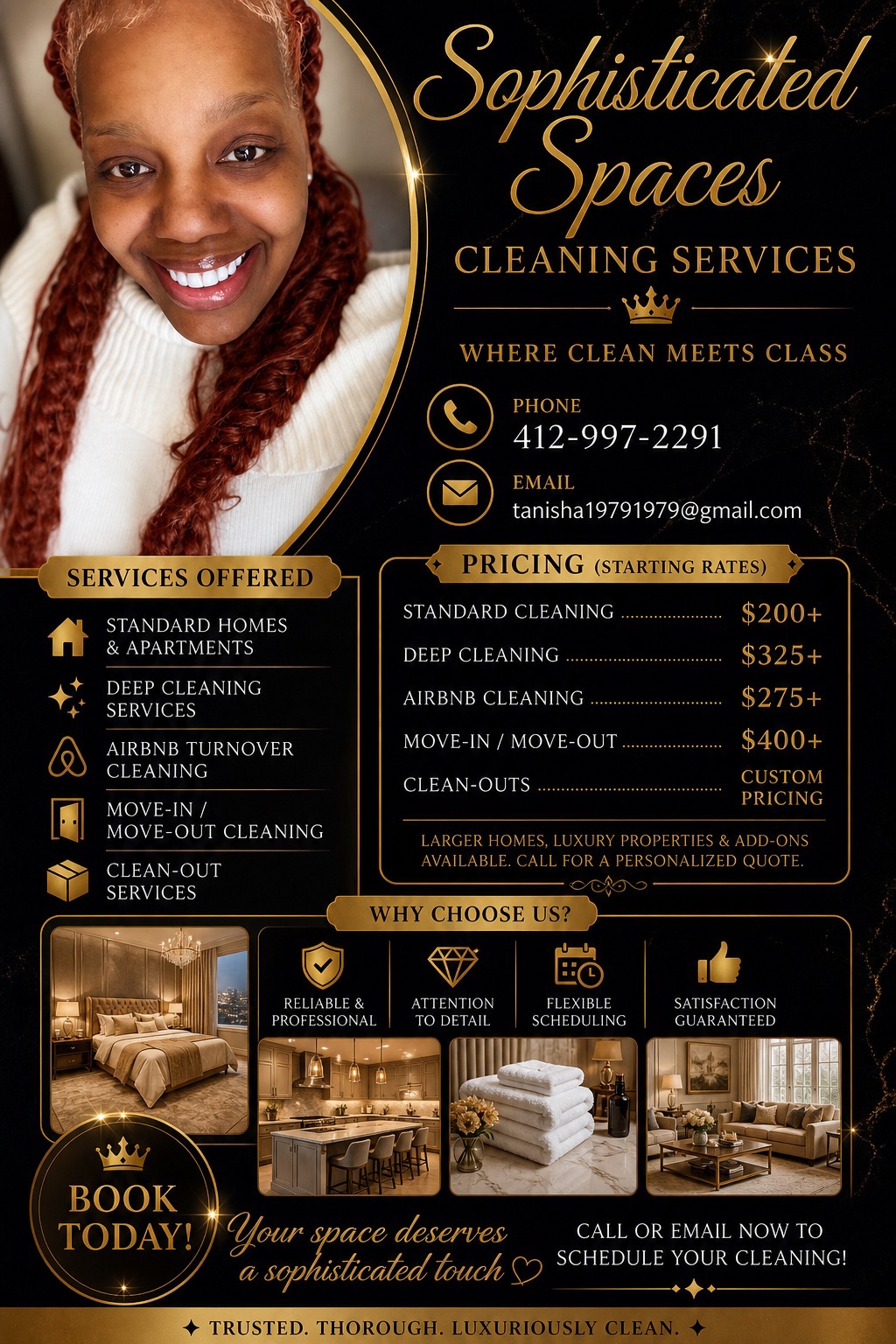 Sophisticated Space Cleaning Services  Facebook ad