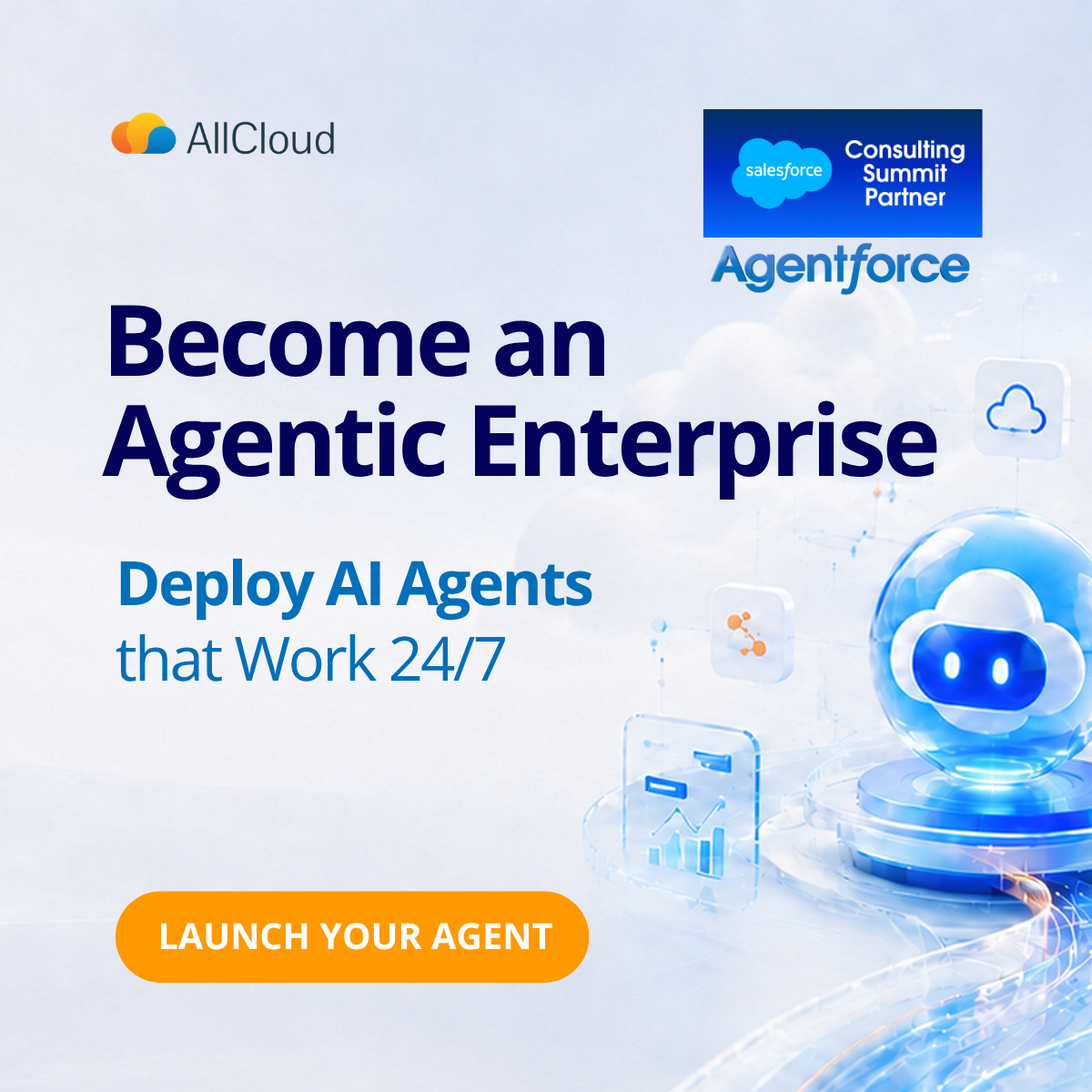AllCloud Facebook ad: Is manual support work reducing your operating margins?