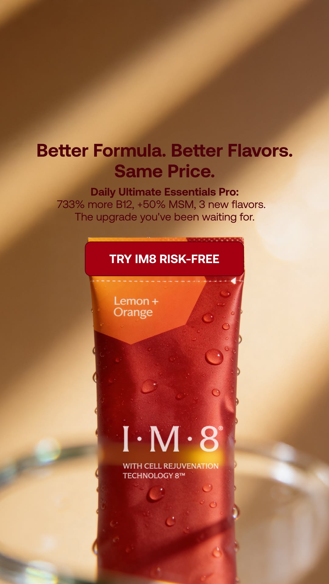 IM8 Health Facebook ad