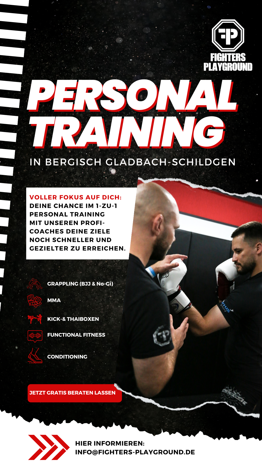 Fighters Playground Facebook ad: Fighters Playground | Dein Gym für Kampfsport-Training in…