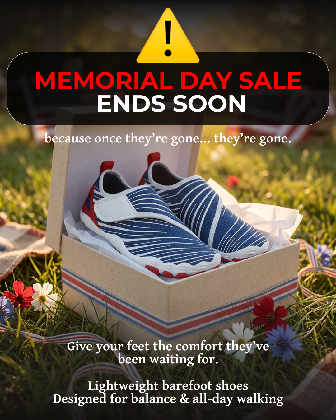 Voyabarefoot Facebook ad