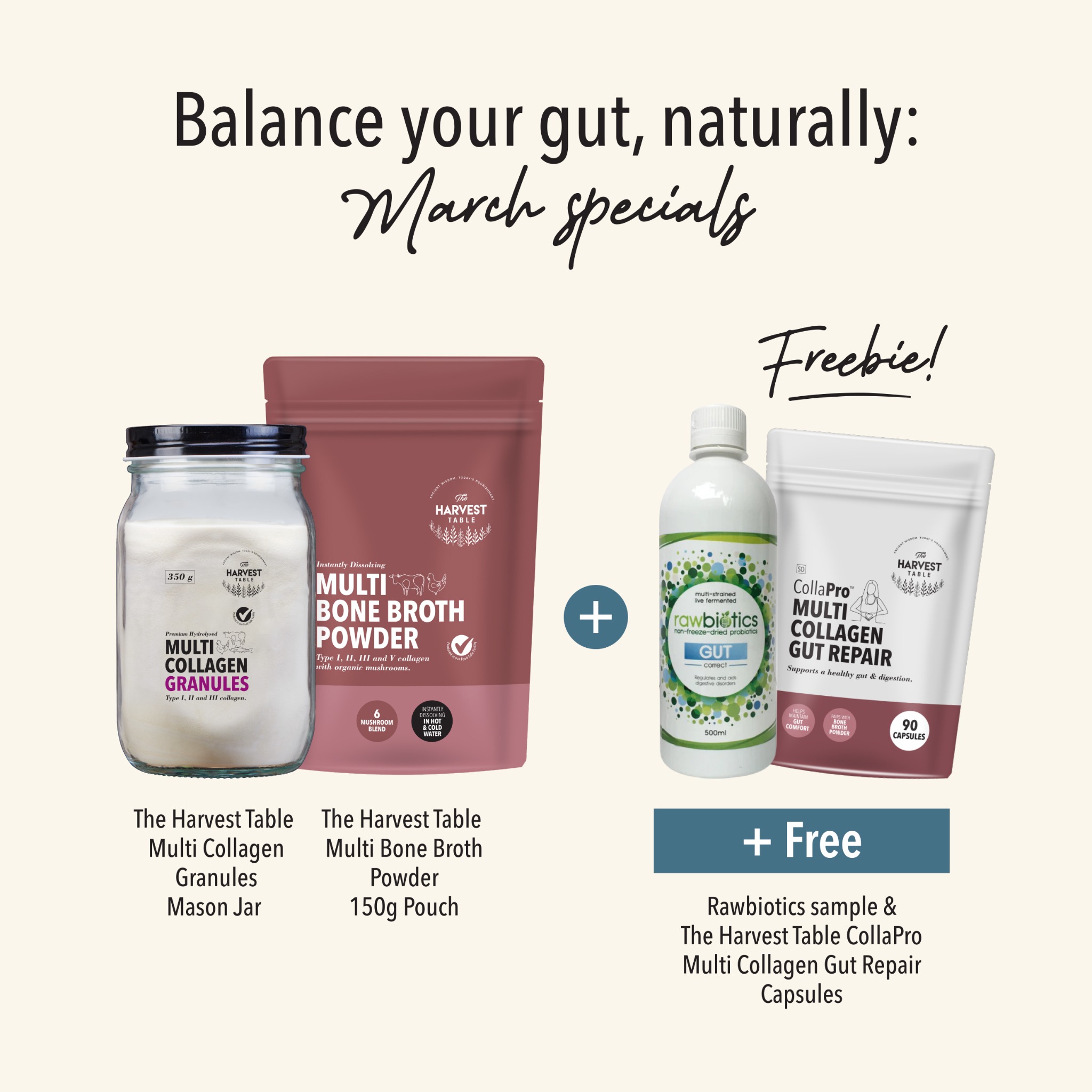 The Harvest Table Facebook ad