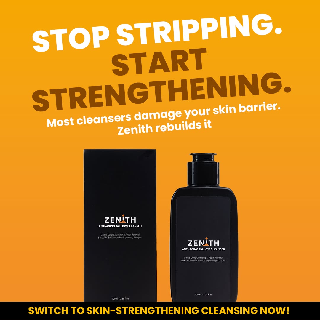 Zenith PH - Anti-Aging Tallow Cleanser Facebook ad: The Miracle Cleanser For Men