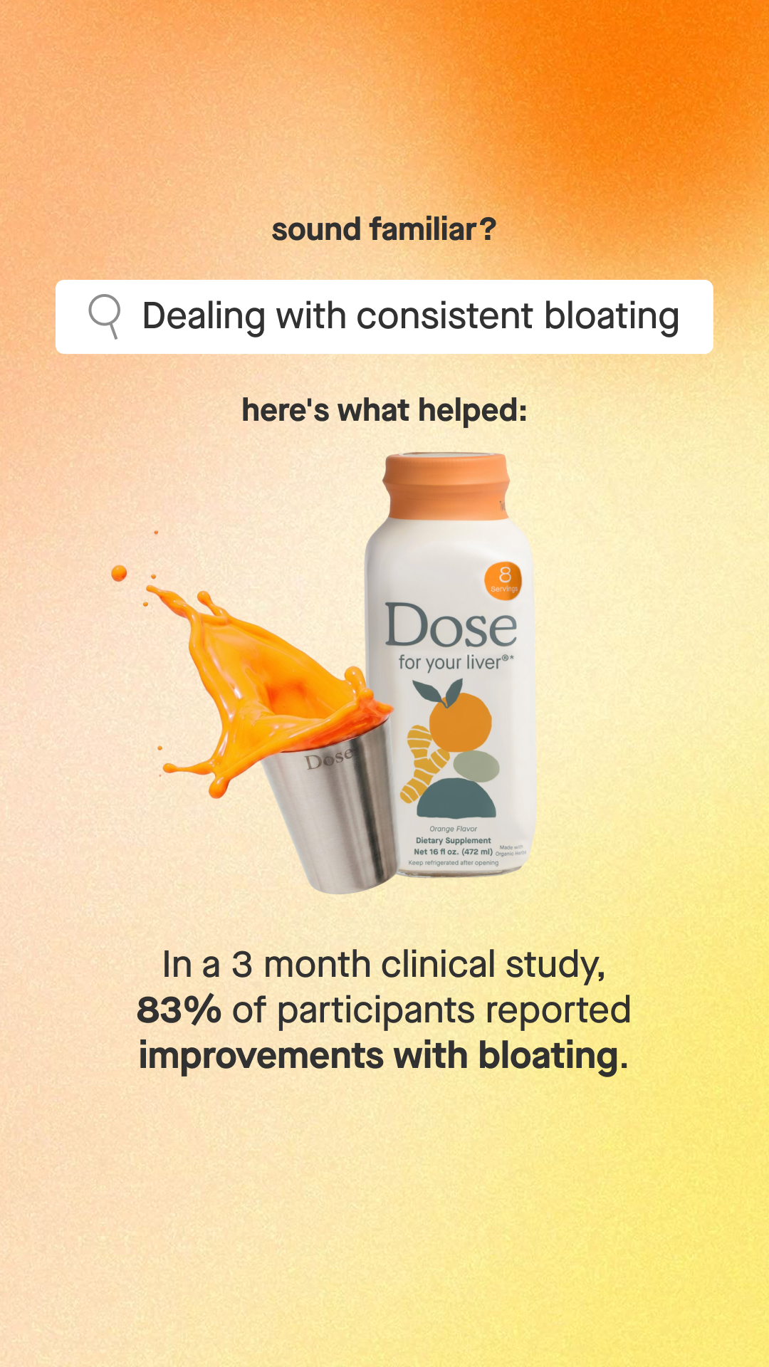 Dose Facebook ad