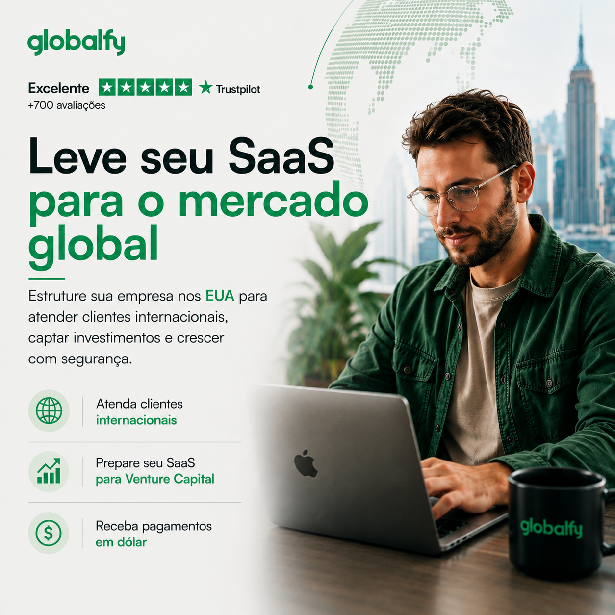Globalfy - Português Facebook ad