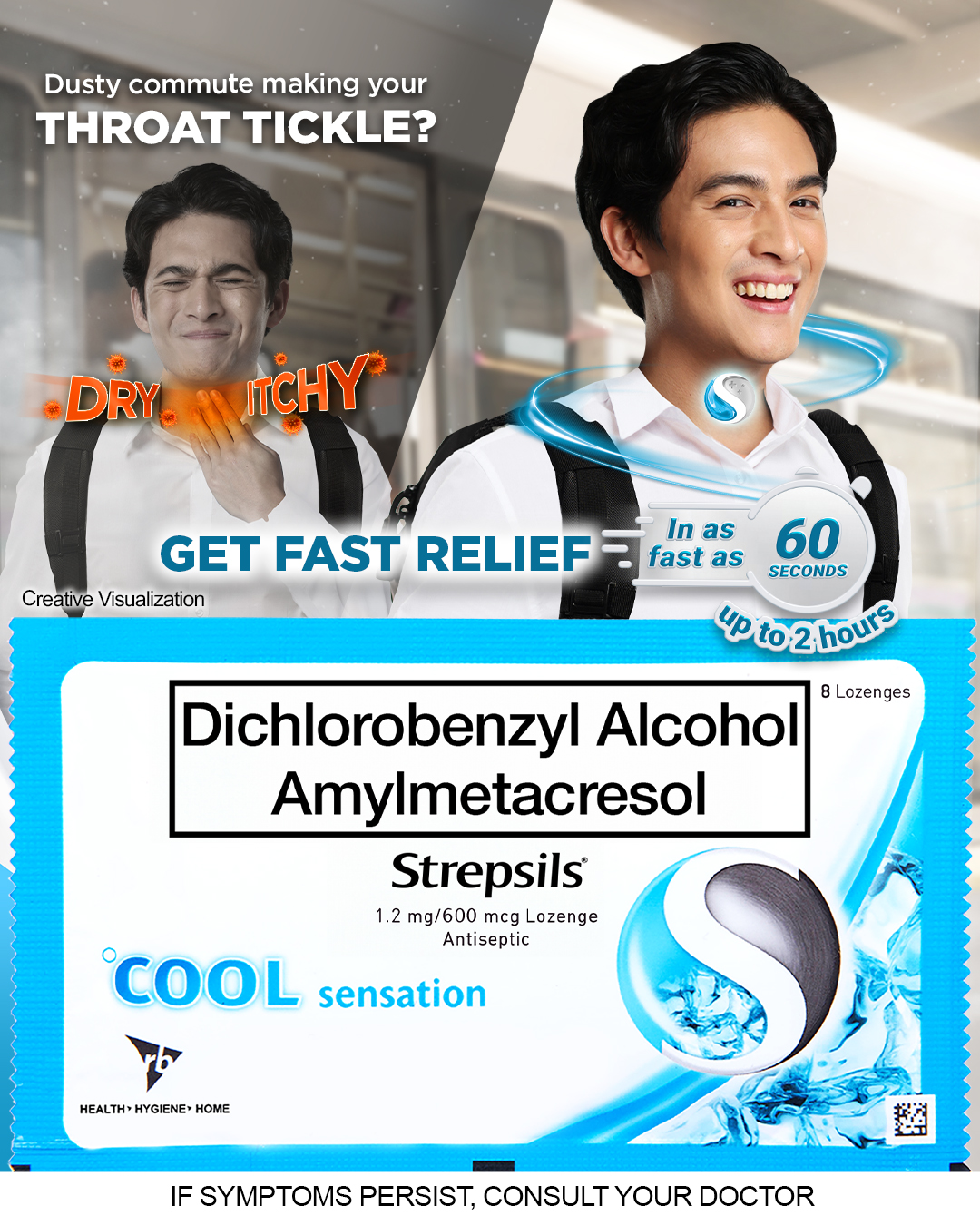 Strepsils Philippines Facebook ad