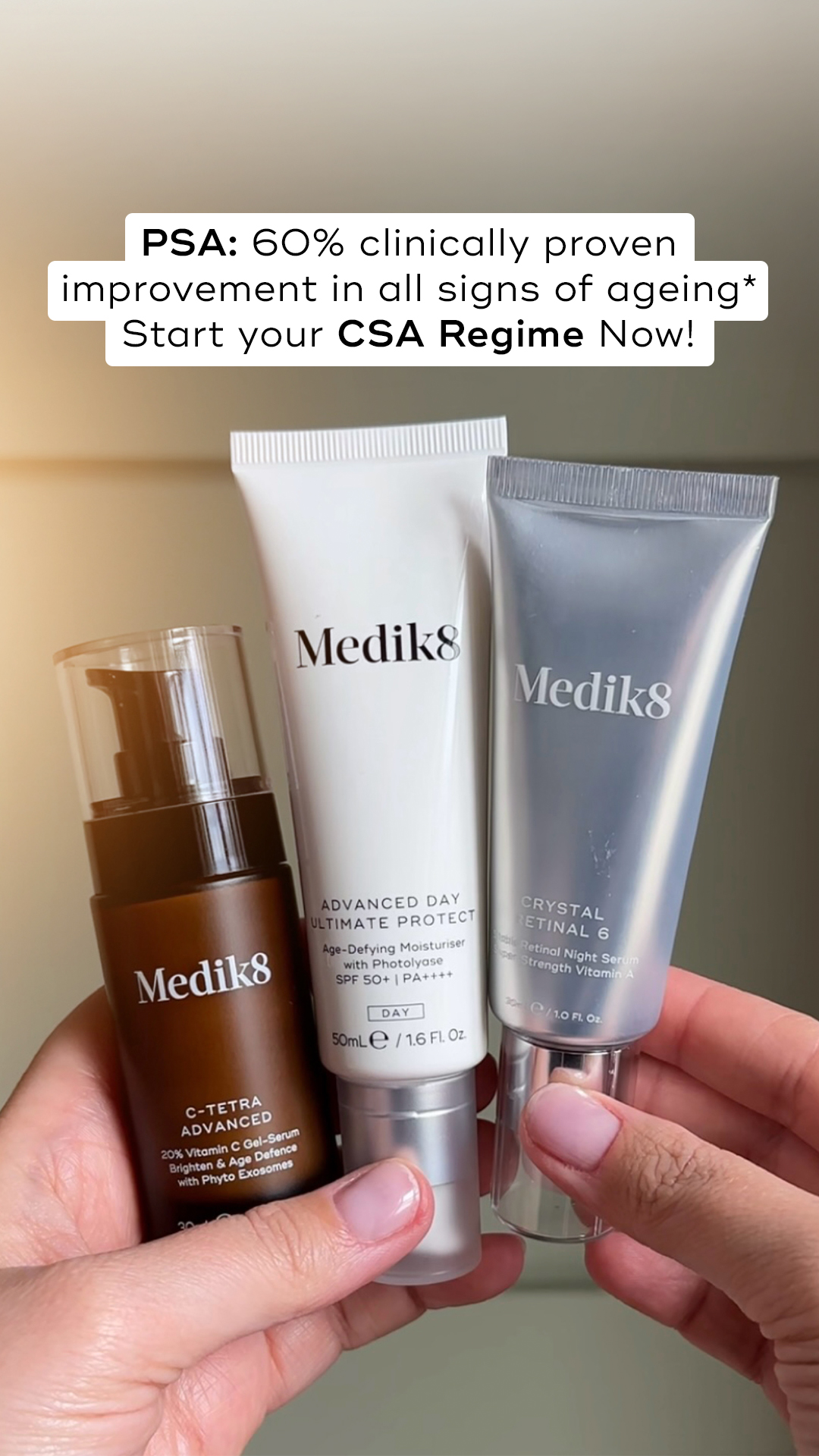 Medik8 Facebook ad