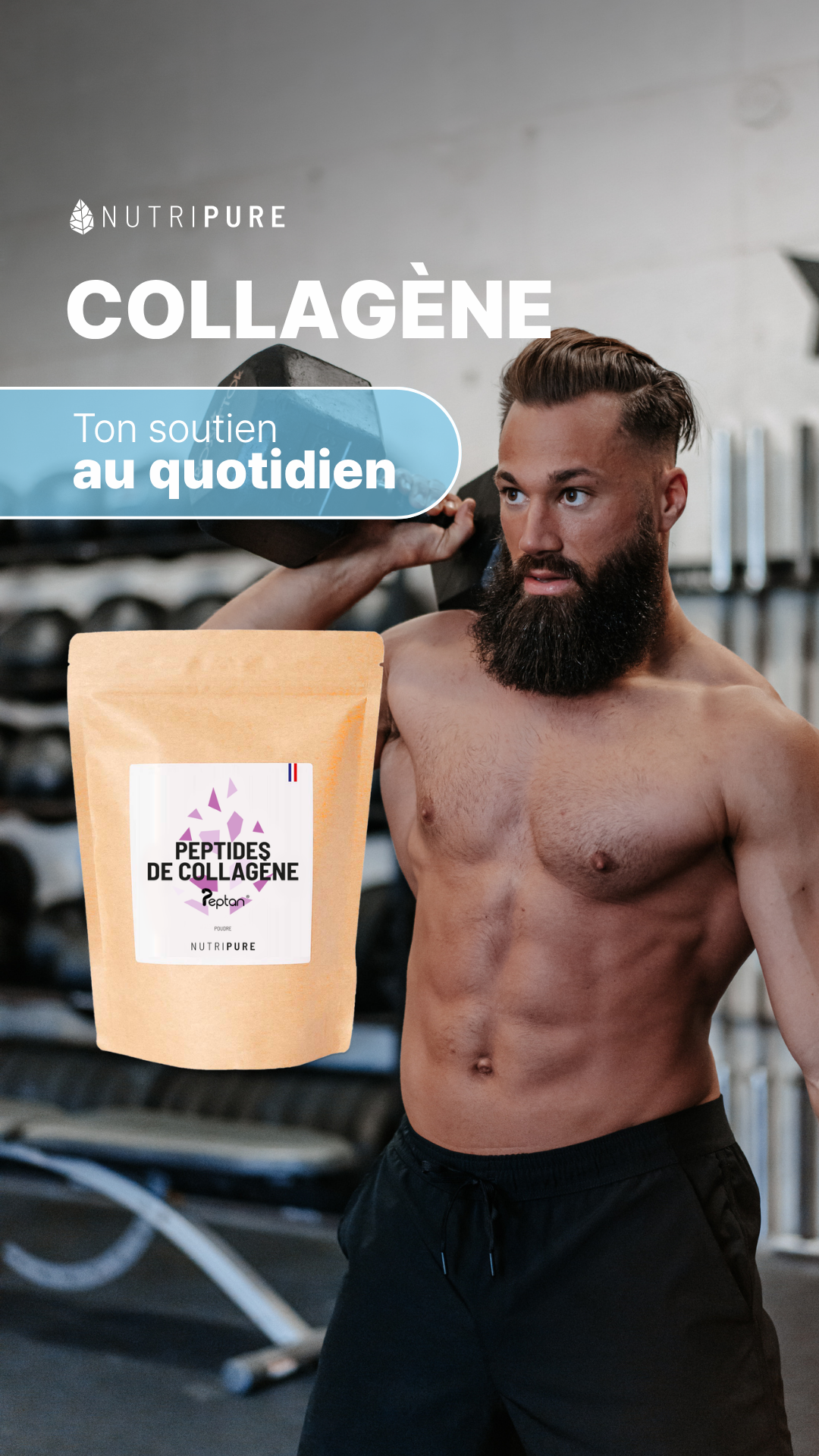 Nutripure Facebook ad: Collagène Peptan | Protégez votre corps