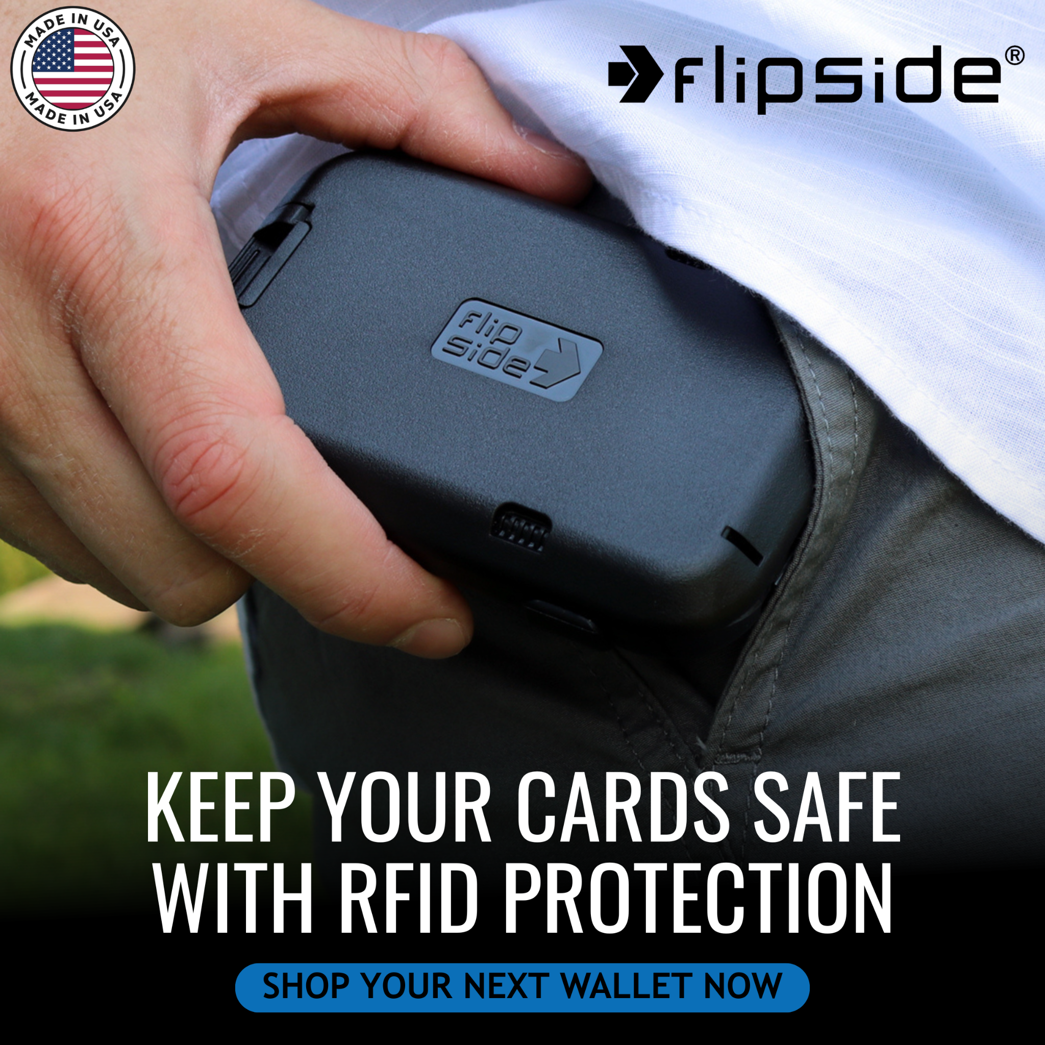 Flipside Wallet Facebook ad