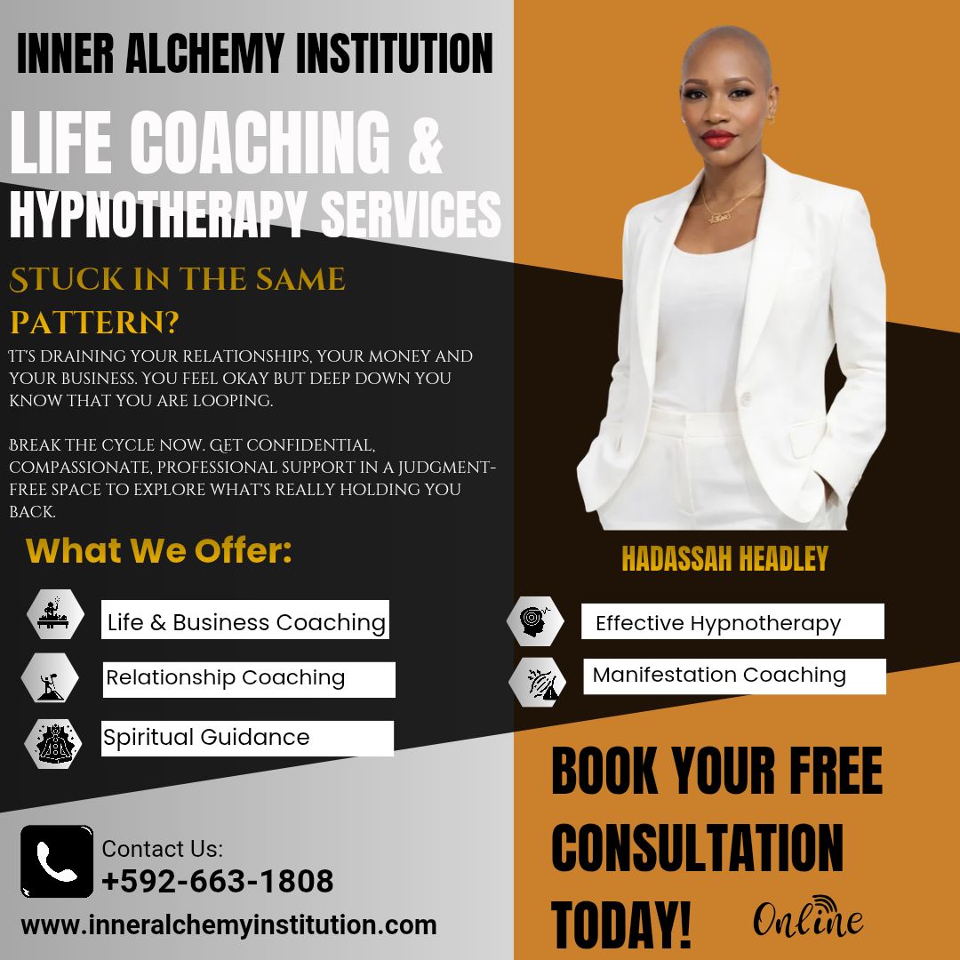 Inner Alchemy Life Coaching and Hypnotherapy Services Facebook ad: I can’t begin to tell you how many…