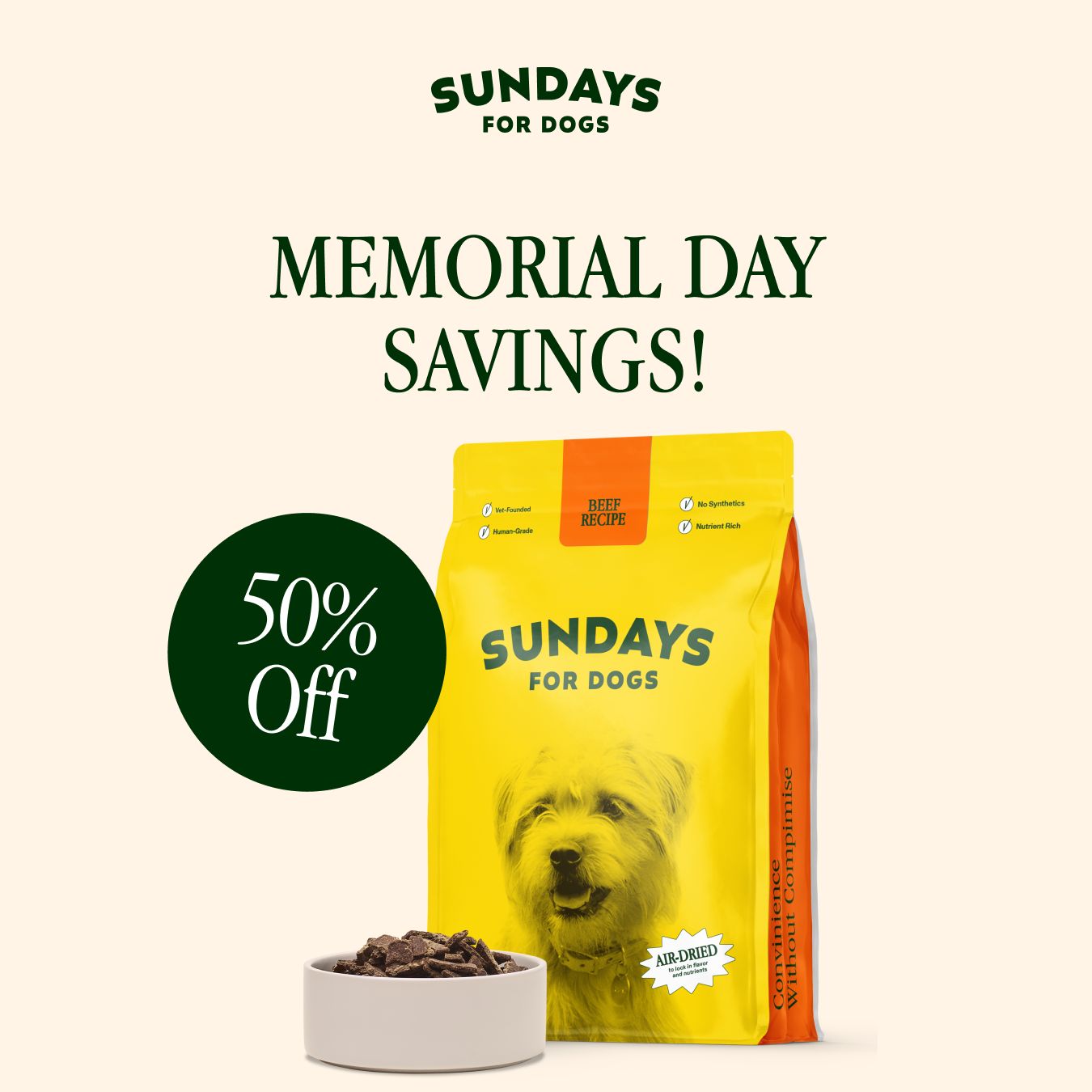 Sundays Facebook ad