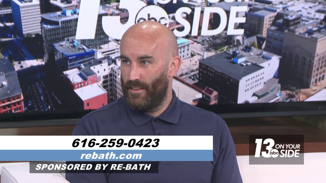 Re-Bath Grand Rapids Facebook ad: Sponsored: Re-Bath features all the current design trends…