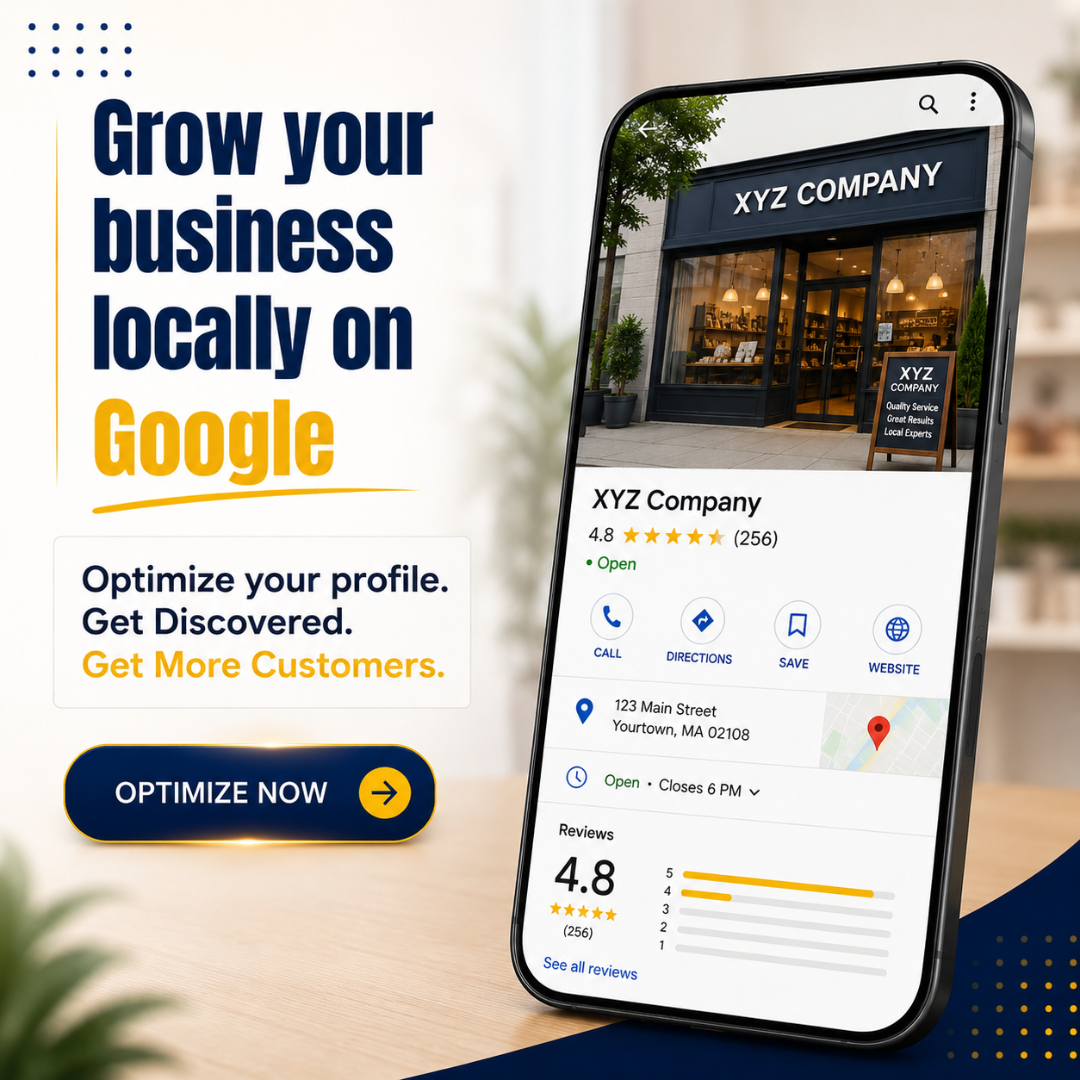 Baystate Marketing Facebook ad: Get Found Before Your Competitors