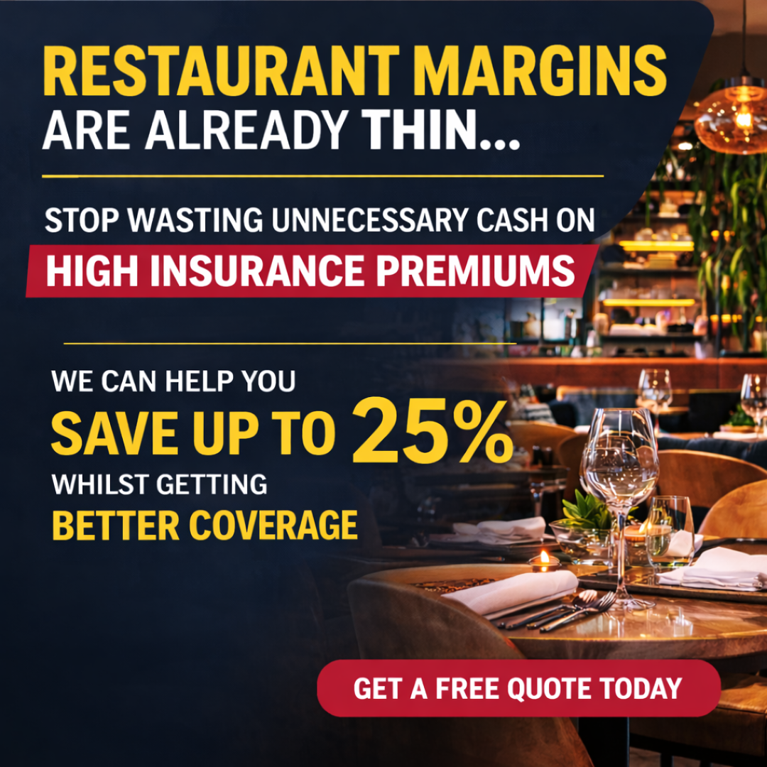 DMD Insurance Services Facebook ad: Tired of Your Restaurants Premiums Going Up?