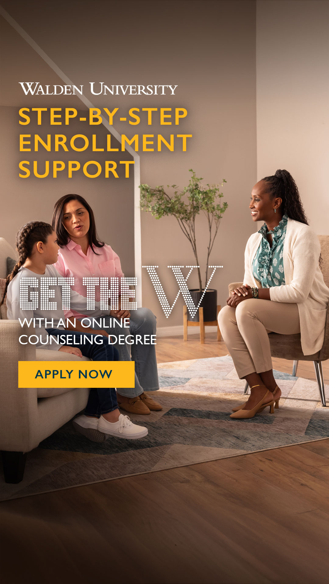 Walden University Facebook ad