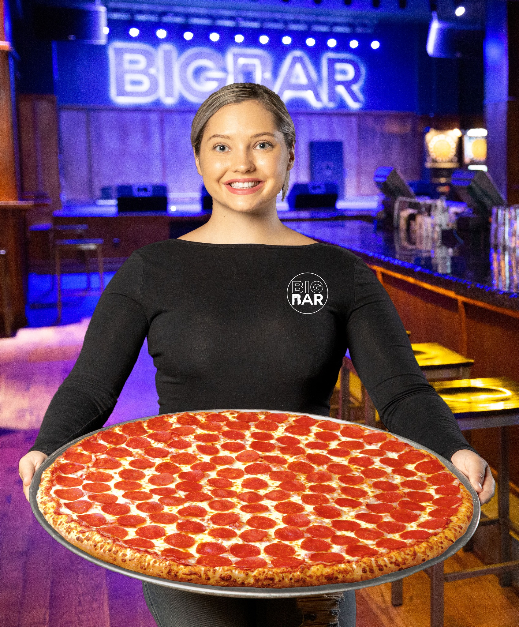 BIGBAR Facebook ad: Erie’s Best Pizza, Wings, Subs, & Burgers!