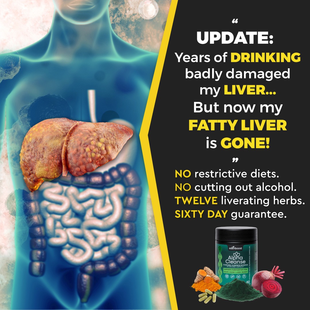 Alpha Cleanse By Eden Boost Facebook ad: Natural Liver Supplement