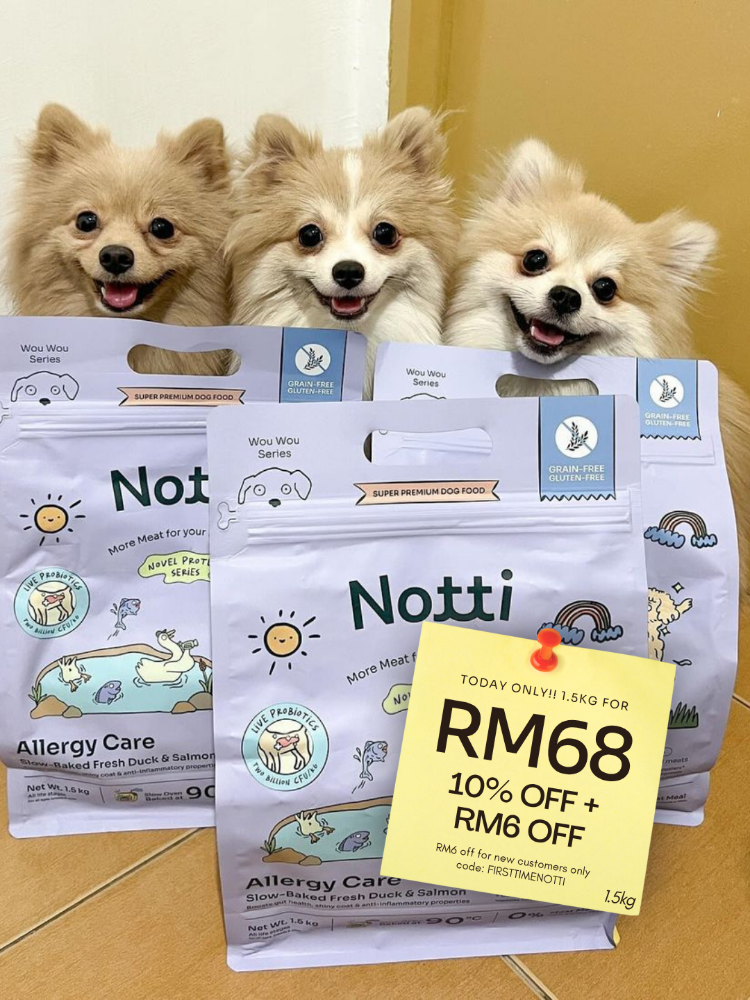 Notti Pet Food Facebook ad