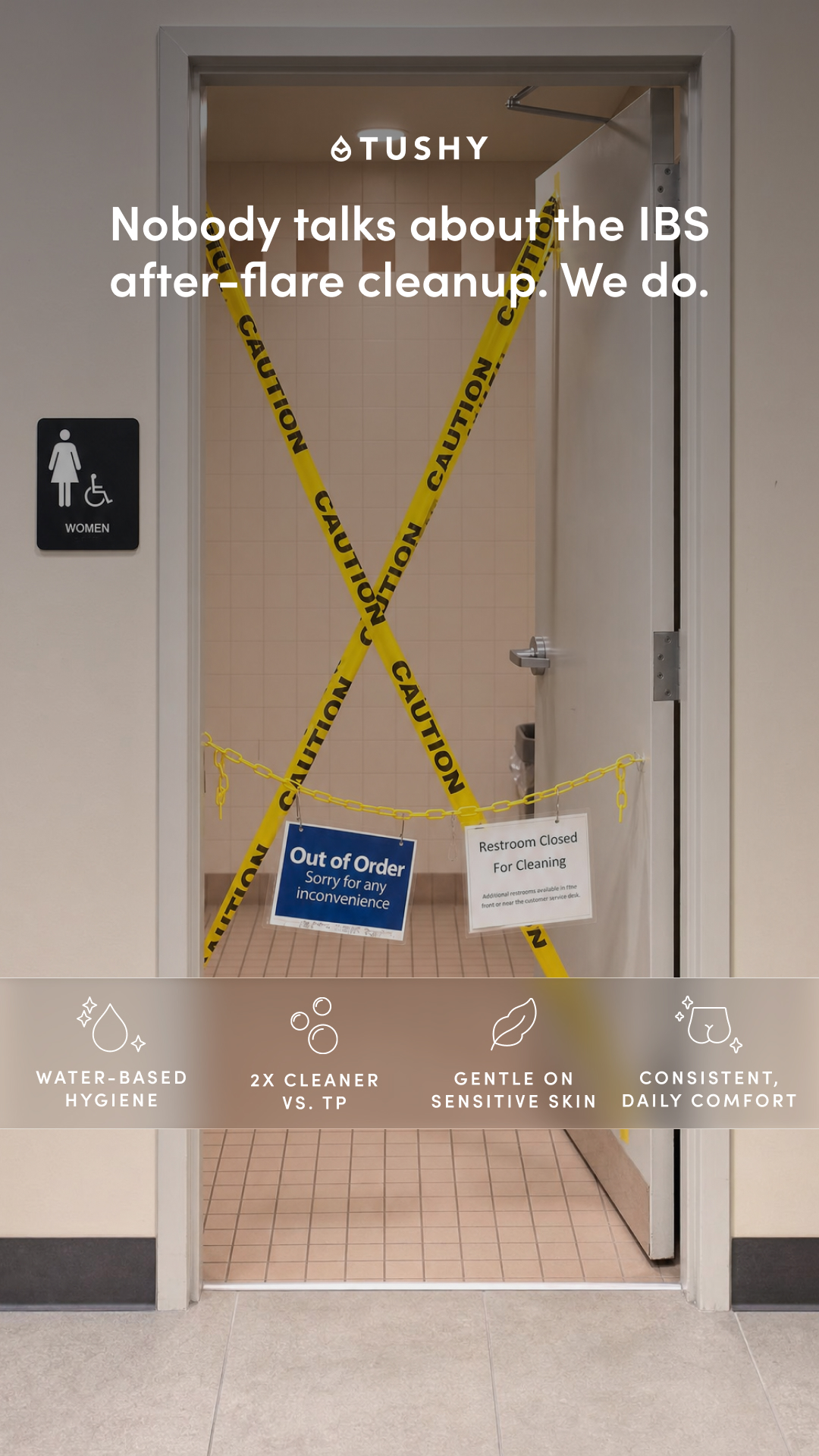 TUSHY Facebook ad