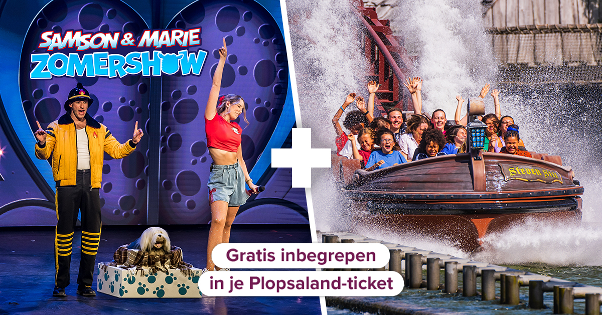 Plopsaland Belgium Facebook ad: Elke weekdag van 13/07-14/08