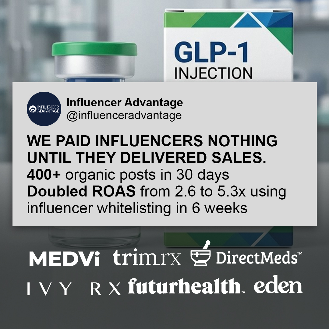 Influencer Advantage Facebook ad