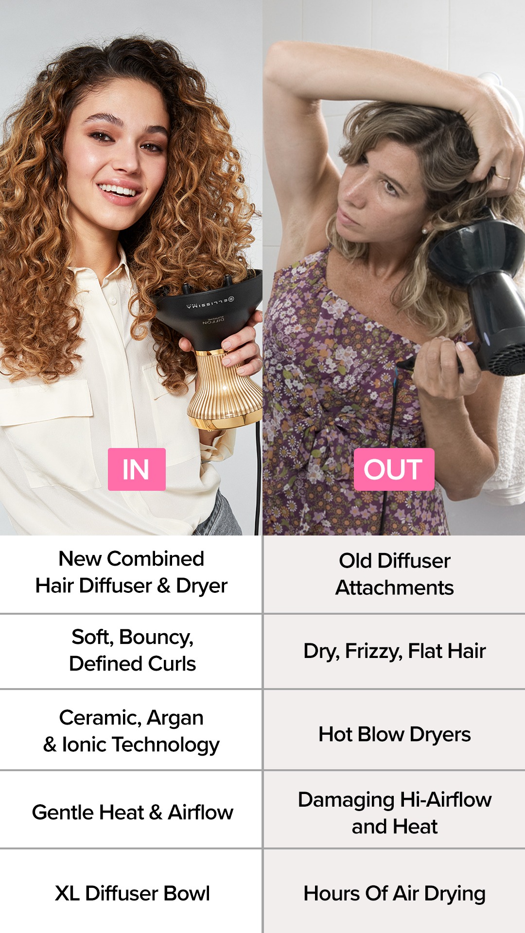 Bellissima Hair Tools Facebook ad