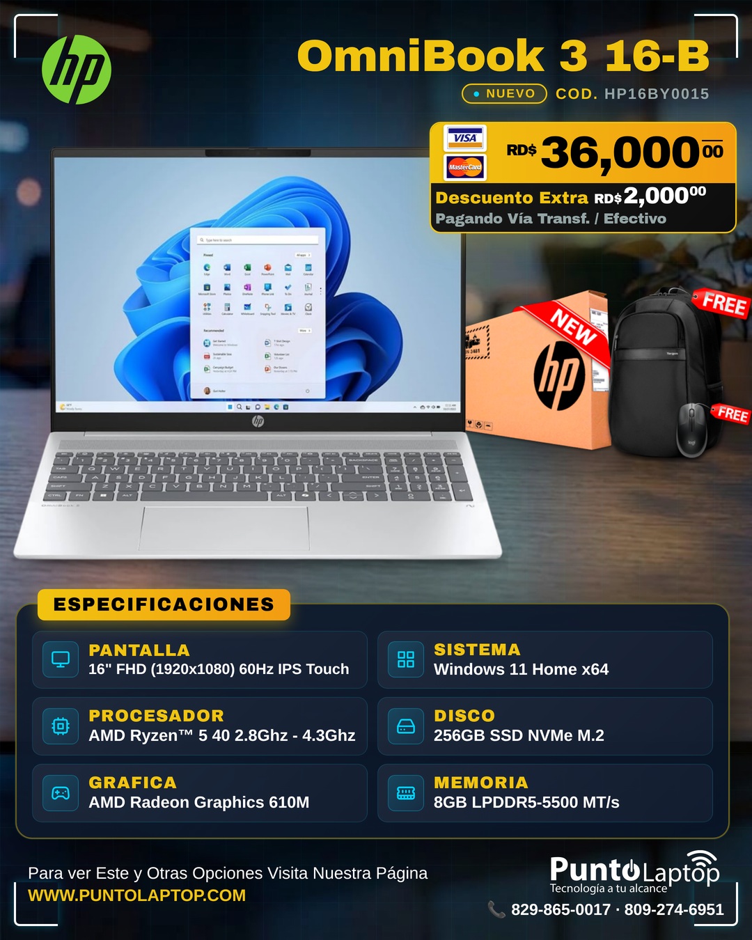Puntolaptoprd Facebook ad: Las laptops que necesitas para trabajar, estudiar oโฆ