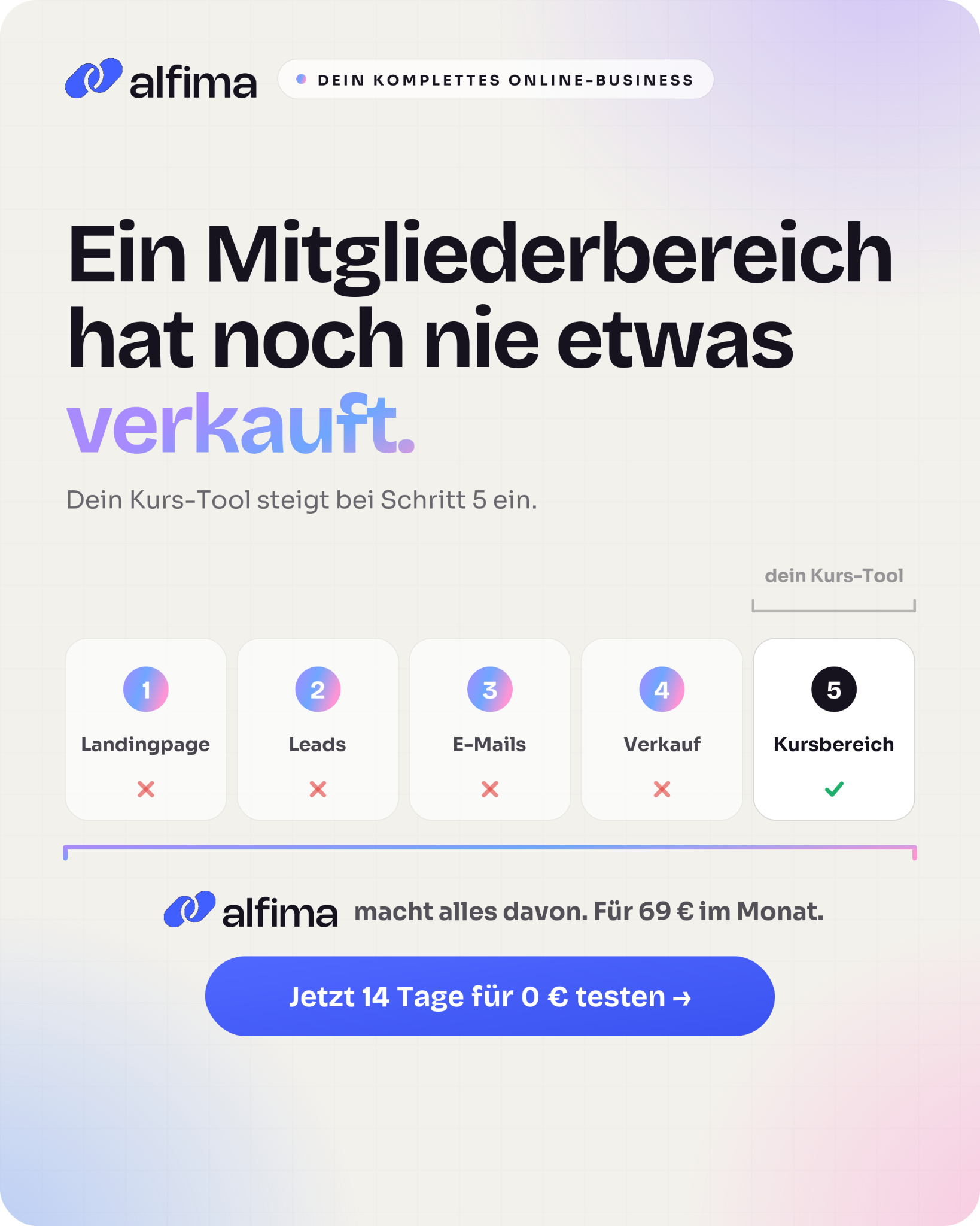 alfima.com Facebook ad