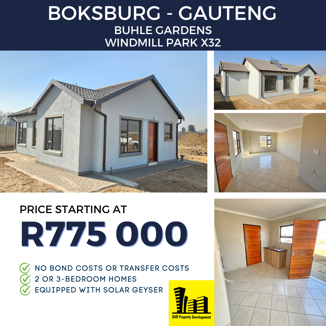 Real Estate Living Facebook ad: New Homes Available From R775,000
