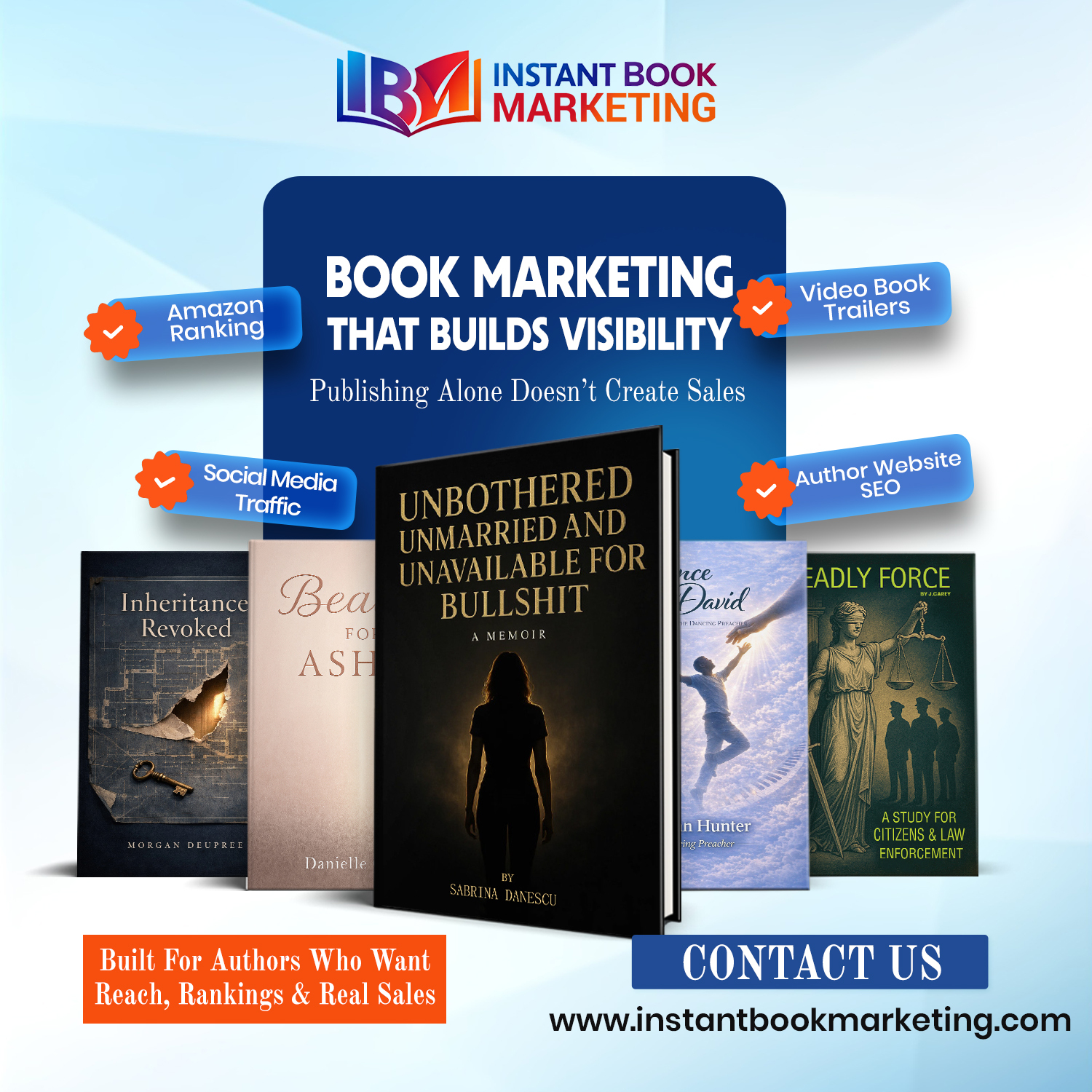 Instant Book Marketing Facebook ad: Turn Your Published Book Into a Selling Book