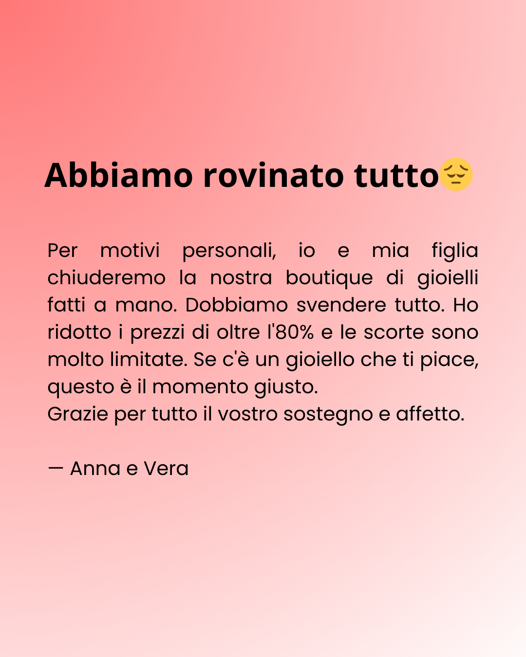 Anna Vera Facebook ad